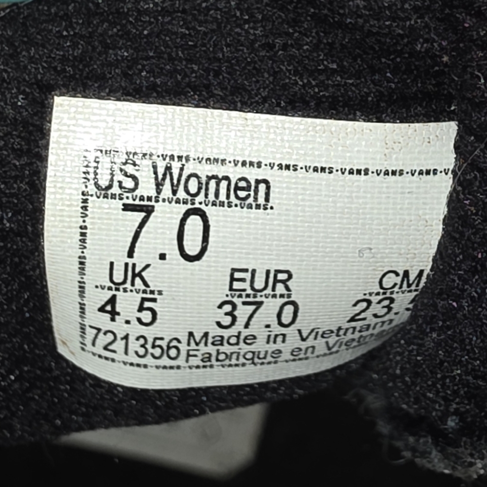 Vans Hi-Top Platform Black And White Stacked, Womens Size 7 - Picture 5 of 5